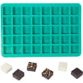 Miniatyrbillede 1 af 4: Silikone Slikforme 40-Huls Firkantede Bageforme til Hjemmelavet Karamel, Hårdt Slik, Trøffelchokolade, Keto Fedtbomber, Gelé, Jello