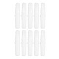 Miniatyrbillede 1 af 5: 10 stk. Plastik Slangefittings Lige Lige Barb Splicer Samler Joint Union Adapter 6-6mm
