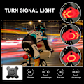 Miniatyrbillede 2 af 5: 2-i-1 Cykelbaglygte med Blinklys og Dash Camera 1080P Loop Optagelse Cykel Bakspejl DVR Optager USB Genopladelig Cykelsikkerheds Baglygte