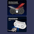 Miniatyrbild 4 av 5: D213 Induktionsmusfälla Blinkande Musfälla Insektfälla Hög Effekt Bärbar Musfälla