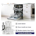 Miniatyrbild 3 av 5: DW80F600UTS DW80J3020US Dörrlås, DD81-02132A DD81-01629A Diskmaskinsdörrlås för Diskmaskinsdörr
