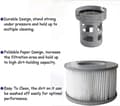 Miniatyrbilde 5 av 5: Reservedeler til Brast Mspa Mspa Filter - Excellence