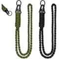 Nyckelring - Ej specificerad - 2 st - Nackrem - Karbinhake - Slitstark Nylon