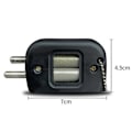 Miniatyrbilde 5 av 5: Supersterk hodelykt CREE T6 inkl. Oppladbare batterier og lader Svart