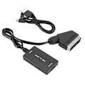 Miniatyrbilde 5 av 5: Scart til HDMI-konverter, høydefinisjon lyd og video kompatibel adapterkontakt