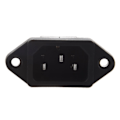 Pikkukuva 1 / 4: IEC 320 C14 -urosähköliitäntä 3-napaiselle PCB-panelille