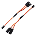 Pikkukuva 2 / 5: 5 kpl 150 mm Y-tyypin jatkojohto kaapeli Futaba Jr Y-liittimelle Servo-johdon jatko