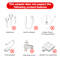 Pikkukuva 3 / 3: Lataussovitin Lightning - USB C -sovitin