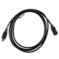 Miniatyrbilde 2 av 5: 1,5 m Mini USB B 5-pins Hann til Hunn Forlengelseskabel Adapter Svart
