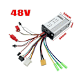 Miniatyrbilde 3 av 5: 48V 500W Kontroller MR-100 LCD Display Meter Dashboard+Bryterknapp for Elektrisk Sparkesykkel