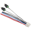 Miniatyrbild 3 av 3: 1 st Power Input Speaker Wire Harness 10 Pin Plug Rca För Dual Tbx10a Förstärkare