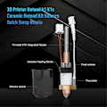 Miniatyrbillede 3 af 5: 3D Printer Hotend K1 K1c Keramisk Hotend Kit Hurtig Udskiftningsdyse til K1 Max K1C 3D Printer