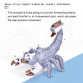 Miniatyrbillede 4 af 5: HGFDSA Realistisk Elektronisk Skorpion Robot Legetøj, Elektronisk Gående Kæledyrslegetøj med LED Lys, Lyde, Ildspray, til Børn Drenge Piger 3-8 År Gamle