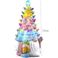 Miniatyrbild 2 av 4: Mordely Bunny Tree Figurines Resin Rabbit Tree Gnome Staty Lamp