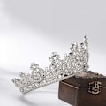 Miniatyrbild 5 av 10: Mordely Crystal Crown Bride Queen Crown ROSE GULD rose gold