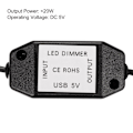 Miniatyrbild 9 av 9: Mordely LED Rotary Dimmer LED Strip Dimmer Switch Knop Switch Dimmer