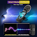Miniatyrbild 5 av 5: Trådlös Lavalier Microphoneusb-c, trådlös Lapel Mic för Android för Tiktok, Youtube, Vlog