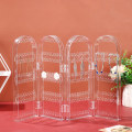 Miniatyrbild 6 av 10: Mordely Örhänge Display Hållare Örhängen Dubbar Display Rack CLEAR 4 FANS clear 4 fans