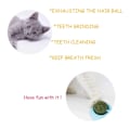 Miniatyrbild 5 av 6: Mordely 4st Kattmyntabollar,Tandrengöring Kattmintleksak för katt, 5*4cm