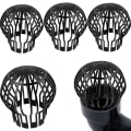 Miniatyrbild 1 av 4: 2023 4 Pack Gutter Strainers Gutter Guards 14.5 * 11(diameter X Height), Gutter Screen For House Front Roof Ditch Sewer Downspout, Black, Plastic