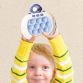 Miniatyrbild 5 av 6: Mordely Pop It Game - Pop It Pro Light Up Game Quick Push Fidget Spel Brown SPACE ASTRONAUT