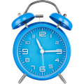 Miniatyrbild 1 av 5: Mordely Dual Clock Alarm Clock With Backlight, Battery Powered (excluding Battery), Suitable For Heavy Sleepers - Blue