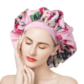 Miniatyrbild 4 av 10: Mordely Stor Satin Bonnet Satin Sleeping Cap PURPLE