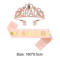 Miniatyrbild 3 av 9: Mordely 2023 Graduation Sash Graduation Satin STYLE 4