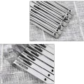 Miniatyrbild 3 av 5: Dough Cutter Cake Divider, 7 Adjustable Stainless Steel Wheels Pastry Wheels, Multifunctional Stainless Steel