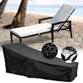 Miniatyrbild 1 av 5: Mordely Waterproof Dustproof Garden Patio Rattan Sun Bed Lounger Cover Protect