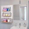 Miniatyrbild 3 av 5: 1/2 st Pegboard Hylla Set Stål Pegboard fästen SMLL-LARGE smll-large