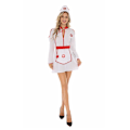 Miniatyrbild 1 av 4: Sexy Nurse Costume 4Pcs Sets Erotic Nurse Cosplay Maid Uniform Outfit Cosplay Lingerie Women Role Play Lingerie Sexy Dress XL