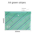 Miniatyrbild 4 av 10: 3st A4 filväska Tecknad a4 mapp GUL RAND RAND Yellow Stripe-Stripe