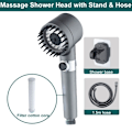 Miniatyrbild 1 av 10: Mordely 4 i 1 massageduschmunstycke Högtrycks SET Shower Head Set