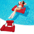 Miniatyrbild 1 av 5: 2023 Simning uppblåsbar poolmatta Vattensoffa flytmatta red