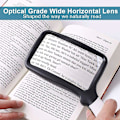 Miniatyrbild 3 av 4: Mordely Foldable Reading Magnifier With 5 Led Light 3x Dimmable Magnification Ideal For Reading Small Prints, Books, Low Vision, Easy Reading At Night