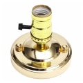 Miniatyrbild 7 av 9: Mordely E27 E26 Lamphållare Ljus Skruvsockel GOLD2 GULD2 gold2