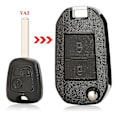 Miniatyrbild 5 av 5: Citroen Ne72 Car Entry Remote For Key Fob For Case For Shell Hu83 Blade 2 Button For 307 107