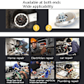 Miniatyrbild 5 av 5: 2023 10pcs/set Mini Mirror Throw Open End Wrench Torx Combination Pocket Wrench - Metric
