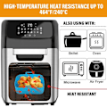 Miniatyrbild 5 av 7: Mordely 2 st silikongryta BBQ tallrik Pan Passar för NINJA Air Fryer black