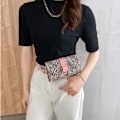 Miniatyrbild 5 av 10: Mordely Dam Bältesväska Flik Läder Fanny Pack LEOPARD Leopard