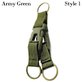 Miniatyrbild 1 av 10: Mordely Hängande Webbing Spänne Vandring Klätterkarbin ARMY GREEN Army Green Style 1-Style 1