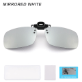 Miniatyrbild 1 av 10: Mordely Clip-on solglasögon Polarized MIRRORED WHITE MIRRORED WHITE Mirrored White