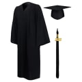 Miniatyrbild 1 av 10: Mordely 2023 Graduation Klänning Set Mortarboard Hat 39