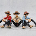 Miniatyrbild 6 av 10: Mordely Bilprydnad Action Figur LUFFY-RED Luffy-Red