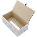 Miniatyrbild 3 av 4: 2023 Rectangular Leather Tissue Box (white)