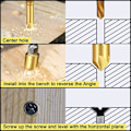 Miniatyrbild 3 av 5: 6 Pack HSS 5 Hex Shank Countersink Countersink Bits