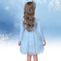 Miniatyrbild 2 av 5: Tjejer Prinsessan Elsa Höstklänningar Långärmade Anna Klänningar Barn Födelsedagsfest Balklänning Blue 5T