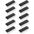Miniatyrbild 1 av 4: Mordely 10 st Compound Transistor Array Driver IC Chip NPN IC DIP