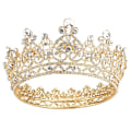 Miniatyrbild 1 av 10: Mordely Crystal Crown Bride Queen Crown GULD gold